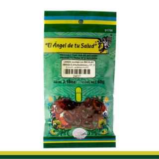CAPS.B. OMEGA 3 (ALA) BACALAO y VIT E  BSA.60pz Clave:2407