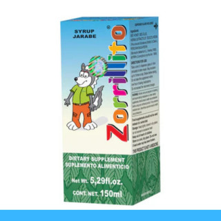 JARABE ZORRILLITO® MIEL, PROPOLEO, OCOTE Y BALSAMO P. CJA.FCO.150ml Clave:5438