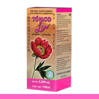 JARABE TONICO LIN® CURCUMA, PIONIA Y JUNCIA CJA.FCO.150ml Clave:5440