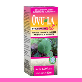 JARABE OVULAVIT® AMBROSIA E INOSITOL CJA.FCO.150ml Clave:5442