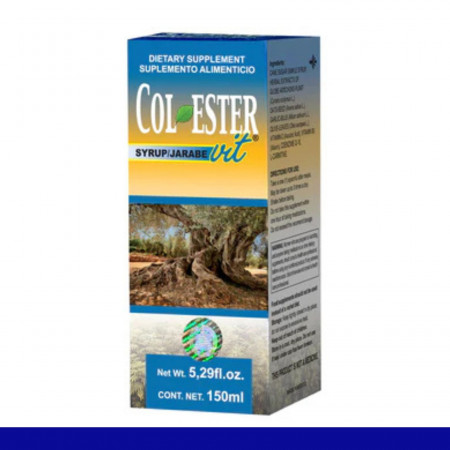 JARABE COLESTERVIT® ALCACHOFA Y AVENA CJA.FCO.150ml Clave:5443