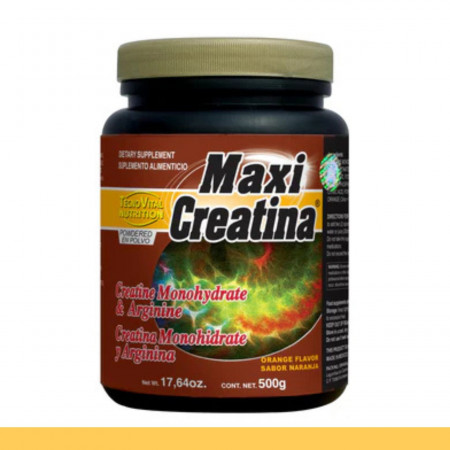 PVO. MAXICREATINA® CREATINA Y ARGININA FCO.500g Clave:7104