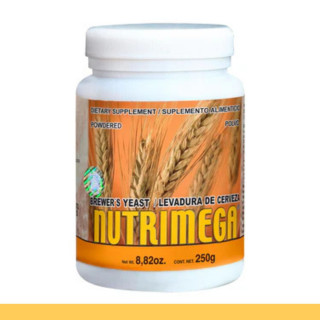 PVO. NUTRIMEGA® LEVADURA DE CERVEZA FCO.250g Clave:7106