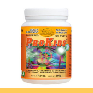 PVO. PROKIDS® PROTEINAS, VITAMINAS Y MIN. SAB. CHOCOLATE FCO.500g Clave:7122