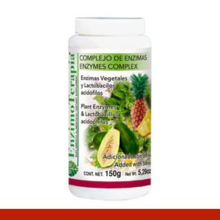 PVO. ENZIMOTERAPIA® ENZIMAS VEG. Y LACTOBACILOS ACID. FCO.150g Clave:7134