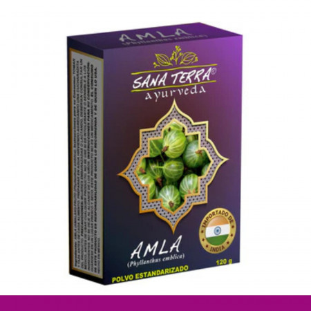 PVO.EST. SANA TERRA® AMLA CJA.120g Clave:7140
