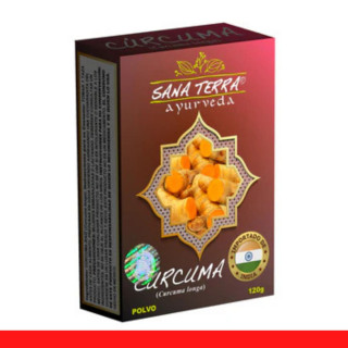 PVO. SANA TERRA® CURCUMA CJA.120g Clave:7141