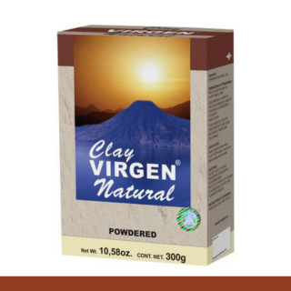 PVO. CLAY VIRGEN NATURAL® ARCILLA NATURAL CJA.300g Clave:7301
