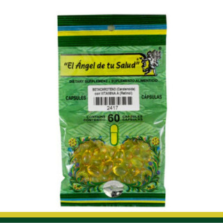 CAPS.B. BETACAROTENO con VITAMINA A BSA.60pz Clave:2417