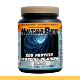 PVO. NUTRAPRO® PROTEINA DE HUEVO FCO.500g Clave:7306