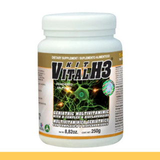 PVO. KIT VITAL H-3® COMPLEJO B Y BIOFLAVONOIDES FCO.250g Clave:7312
