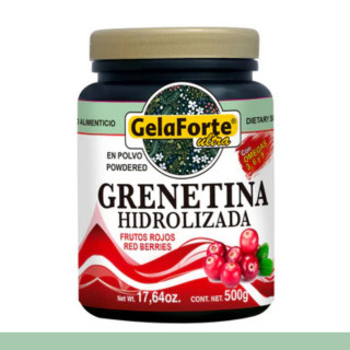 PVO. GELAFORTE ULTRA® GRENETINA H. FRUTOS ROJOS FCO.500g Clave:7314