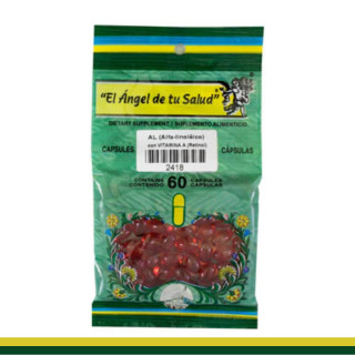 CAPS.B. AL  con VITAMINA A BSA.60pz Clave:2418