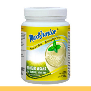 PVO. MAXIJUNIOR® PROTEINA VEGANA SABOR VAINILLA FCO.500g Clave:7337