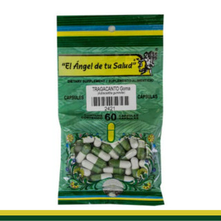 CAPS.D. TRAGACANTO Goma BSA.60pz Clave:2421