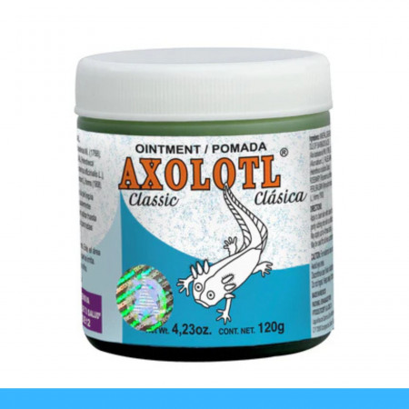 POMADA AXOLOTL® CLASICO CON EXTRACTO VEGETALES POM.120g Clave:7506