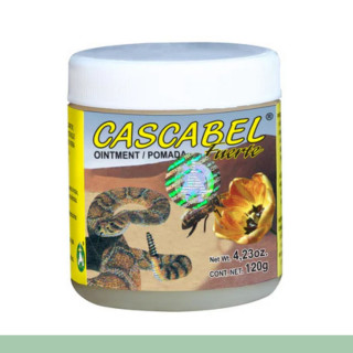 POMADA CASCABEL FUERTE® Y. DE LA ABEJA Y Y. DE LA VIBORA POM.120g Clave:7521