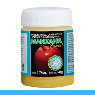 POMADA MANZANA FUERTE® AC. TORONJILES, ALCANFOR, OCOTE POM.50g Clave:7538