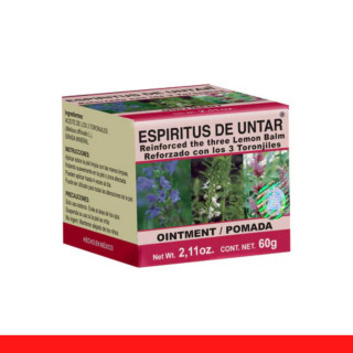 POMADA ESPIRITUS DE UNTAR® 3 TORONJILES POM.60g Clave:7549