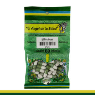 CAPS.D. SABAL bayas BSA.60pz Clave:2425