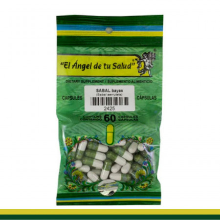 CAPS.D. SABAL bayas BSA.60pz Clave:2425