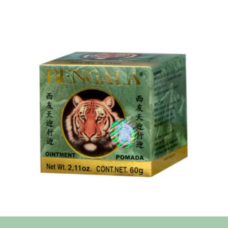 POMADA BENGALA® AC. EUCALIPTO, CHAURA, MENTOL, A. CJA.FCO.60g Clave:7552