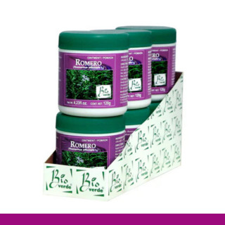 POMADA BIOVERDE® ROMERO SIXPACK 6x120g Clave:7561