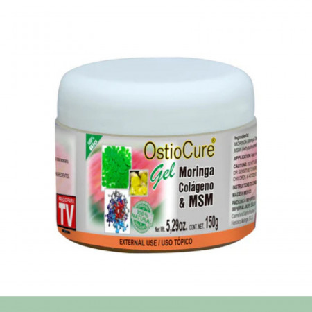 GEL OSTIOCURE® MORINGA, COLAGENO Y MSM FCO.150g Clave:7575