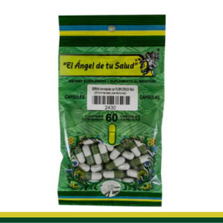 CAPS.D. FLOR CONICA con SERINA BSA.60pz Clave:2430