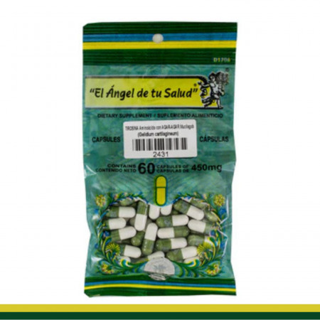 CAPS.D. AGAR AGAR MUCILAGO con TIROSINA BSA.60pz Clave:2431