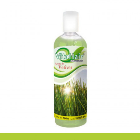 SHAMPOO M. VITAHAIR® ACEITE DE VETIVER BOT.500ml Clave:8025