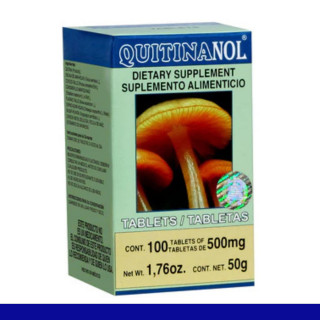 TABS. QUITINANOL® QUITINA COMPUESTA CJA.FCO.100pz Clave:8524