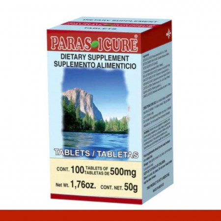 TABS. PARASICURE® CHAPARRO AMARGOSO COMPUESTO CJA.FCO.100pz Clave:8531