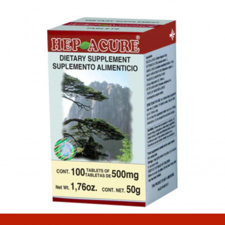 TABS. HEPACURE® CUASIA COMPUESTA CJA.FCO.100pz Clave:8533
