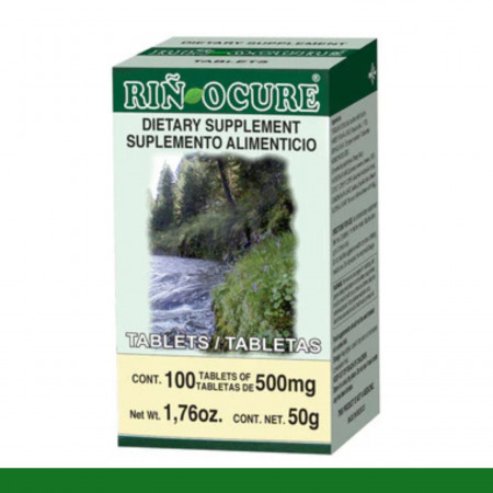TABS. RIÑOCURE® PALO TARAY COMPUESTO CJA.FCO.100pz Clave:8536