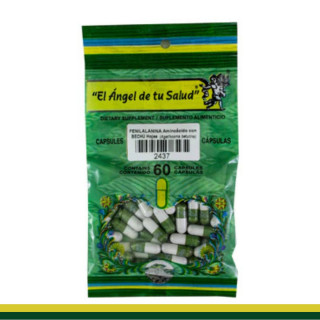 CAPS.D. BECHU Hojas  con FENILALANINA BSA.60pz Clave:2437