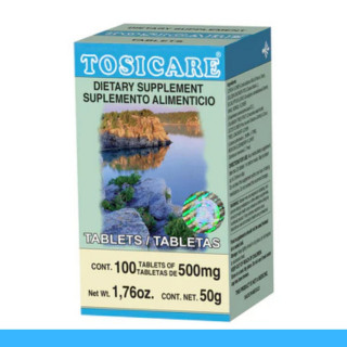TABS. TOSICARE® AGUARDIENTILLO COMPUESTO CJA.FCO.100pz Clave:8542