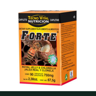 CAPLTS. FORTE® JALEA REAL Y CLORELA CJA.FCO.90pz Clave:8558