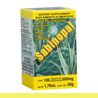 TABS. SABINOPAL® SABILA Y NOPAL FCO.120pz Clave:8561