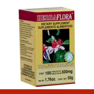TABS. HERBAFLORA® CRAMERIA COMPUESTA CJA.FCO.100pz Clave:8562
