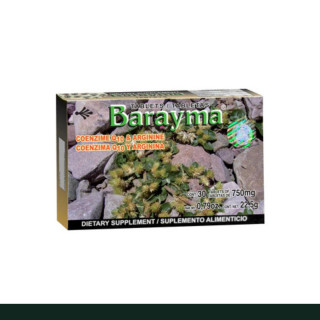 TABS. BARAYMA® COENZIMA Q10 Y ARGININA CJA.30pz Clave:8566