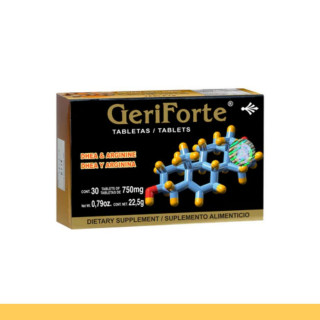 TABS. GERIFORTE® DHEA Y ARGININA CJA.30pz Clave:8568