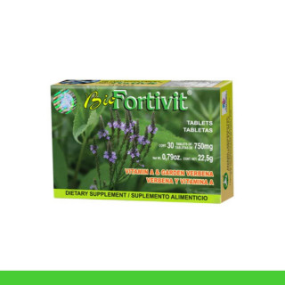 TABS. BIOFORTIVIT® VERBENA Y VITAMINA A CJA.30pz Clave:8571