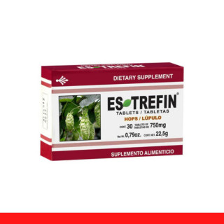 TABS. ESTREFIN® LUPULO CJA.30pz Clave:8579