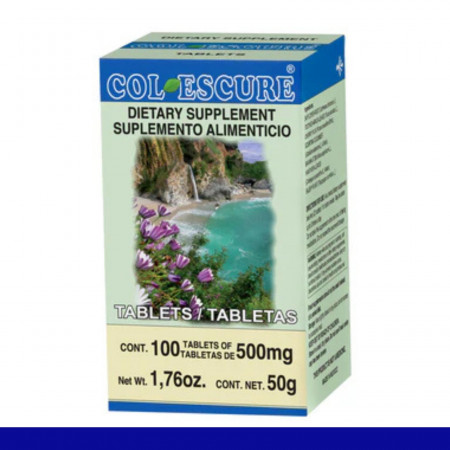 TABS. COLESCURE® ALAZOR COMPUESTO CJA.FCO.100pz Clave:8584