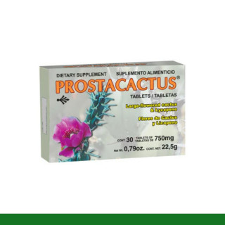 TABS. PROSTACACTUS® FLOR DE CACTUS COMPUESTA CJA.30pz Clave:8590