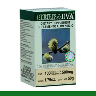 TABS. HERBAUVA® DIENTE DE LEON COMPUESTO CJA.FCO.100pz Clave:8598