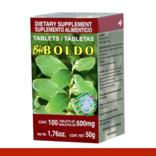 TABS. BIOBOLDO® BOLDINA CJA.FCO.100pz Clave:8625
