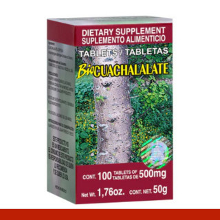 TABS. BIOCUACHALALATE® CUACHALALATE CJA.FCO.100pz Clave:8626