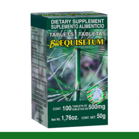 TABS. BIOEQUISETUM® EQUISETO CJA.FCO.100pz Clave:8630